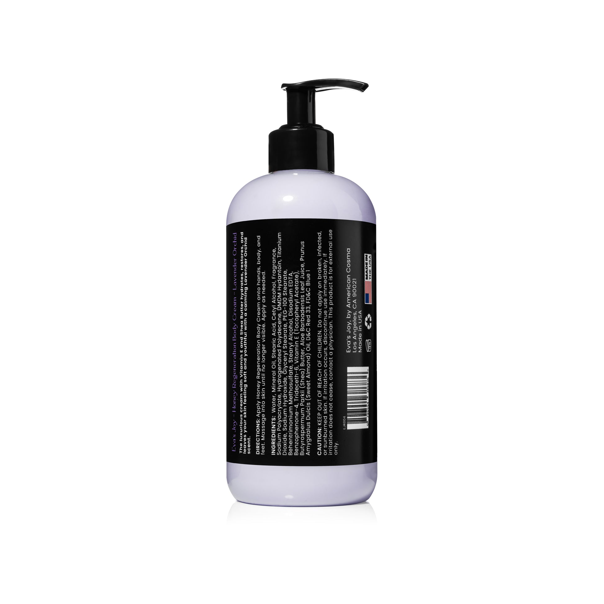 Honey Regeneration Body Cream - Lavender Orchid 16 oz - Eva's Joy