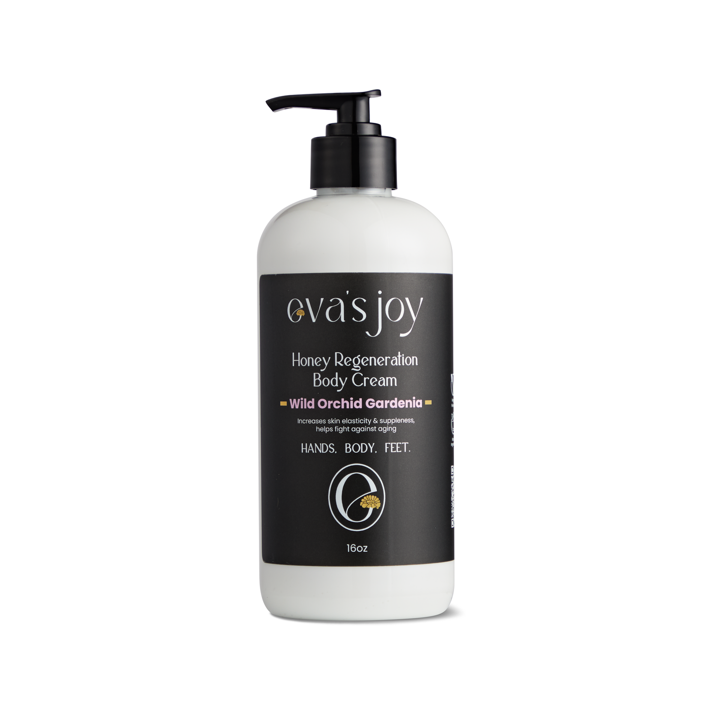 Eva's Joy Wild Orchid Gardenia Body Cream 16 oz, Intensive Regeneration & Hydration