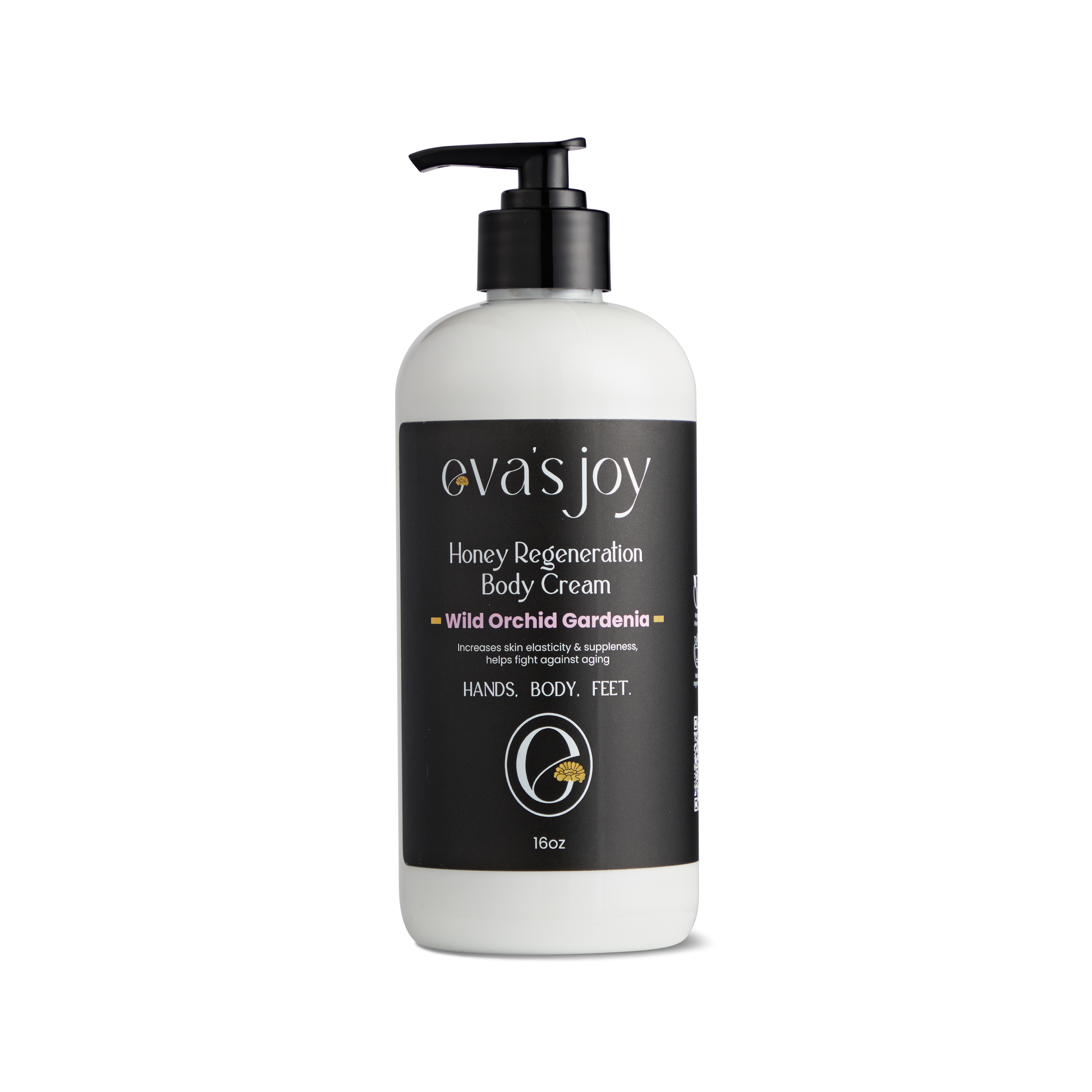 Eva's Joy Wild Orchid Gardenia Body Cream 16 oz, Intensive Regeneration & Hydration