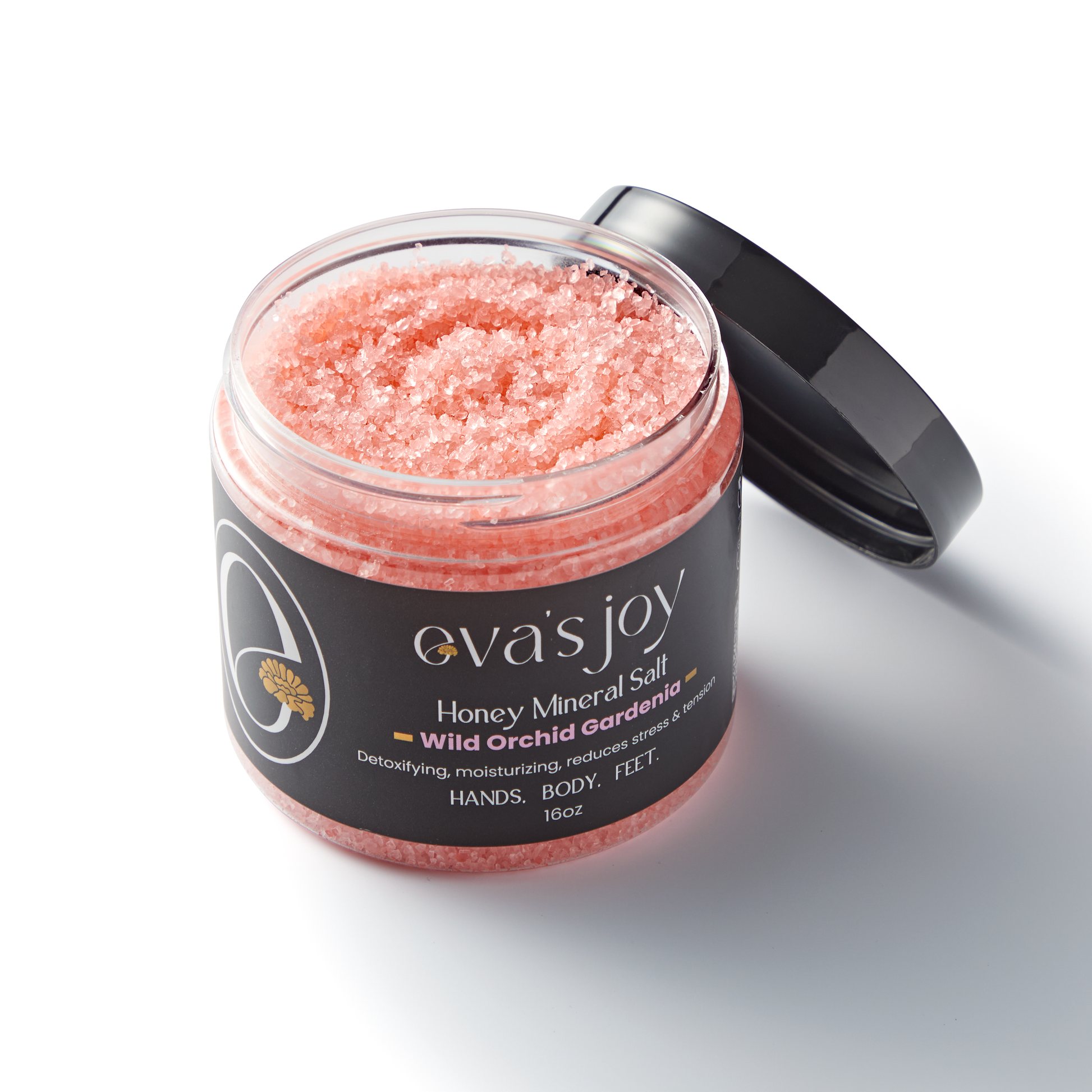 Eva's Joy Luxury Bath Salt – Wild Orchid Gardenia 16 oz - Eva's Joy