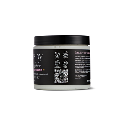 Eva’s Joy Exfoliating Sugar Scrub – Wild Orchid Gardenia 16 oz - Eva's Joy